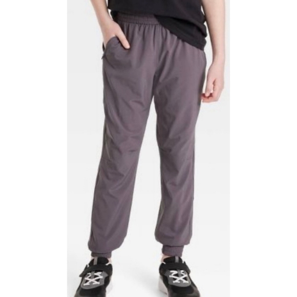 All in Motion Boys Micro fleece Joggers Gray Size S (6-7) - Picture 1 of 13